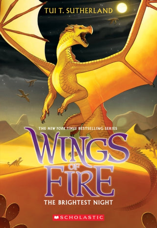 Cover image for 9780545349277 - The Brightest Night (Wings of Fire #5)