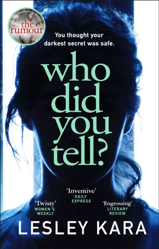 Supplemental image for 9780552175517 - Who Did You Tell?