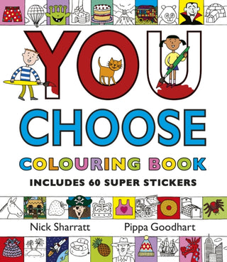 Cover image for 9780552564717 - You Choose: Colouring Book with Stickers