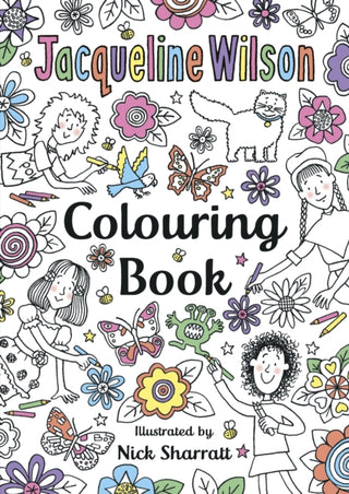 Cover image for 9780552575522 - The Jacqueline Wilson Colouring Book