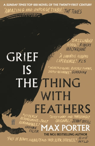 Cover image for 9780571327232 - Grief Is the Thing with Feathers