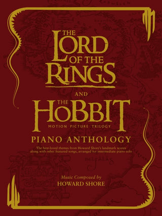 Cover image for 9780571543564 - The Lord of the Rings and The Hobbit Piano Anthology