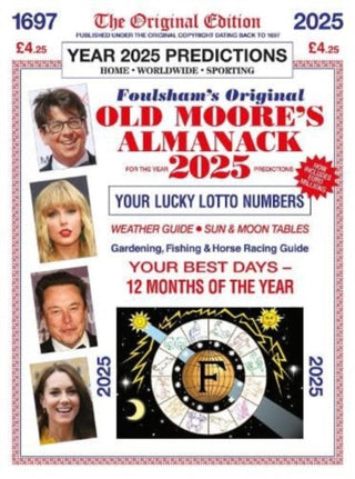 Cover image for 9780572048488 - Old Moore's Almanac 2025