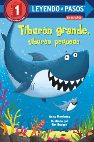 Cover image for 9780593174241 - Tiburon grande, tiburon pequeno