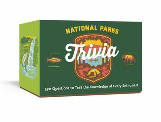 Cover image for 9780593234334 - National Parks Trivia: A Card Game
