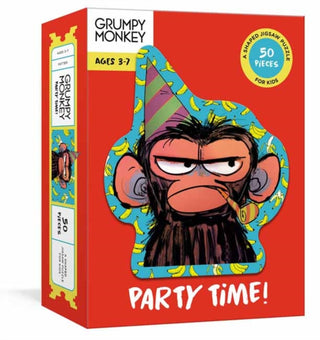 Cover image for 9780593235263 - Grumpy Monkey Party Time! Puzzle
