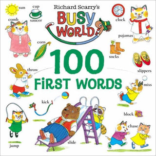 Cover image for 9780593434260 - Richard Scarry's 100 First Words