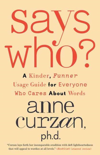 Cover image for 9780593444115 - Says Who?