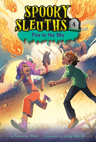 Supplemental image for 9780593488966 - Spooky Sleuths #4: Fire in the Sky