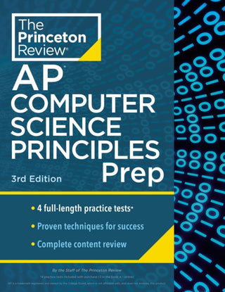 Cover image for 9780593516782 - Princeton Review AP Computer Science Principles Prep, 2024