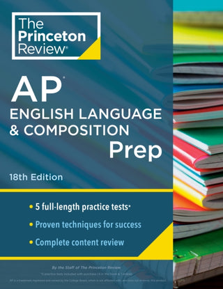 Cover image for 9780593517093 - Princeton Review AP English Language & Composition Prep, 2024