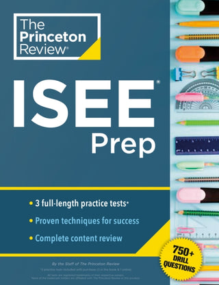 Cover image for 9780593517420 - Princeton Review ISEE Prep
