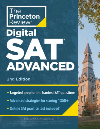 Cover image for 9780593517475 - Princeton Review SAT Advanced, 2nd Edition