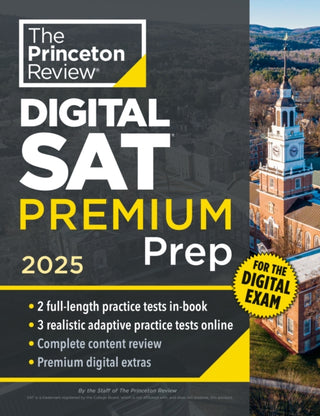 Cover image for 9780593517543 - Princeton Review Digital SAT Premium Prep, 2025