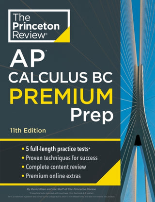 Cover image for 9780593517598 - Princeton Review AP Calculus BC Premium Prep