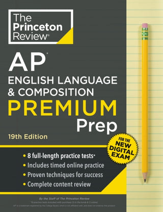 Cover image for 9780593517611 - Princeton Review AP English Language & Composition Premium Prep