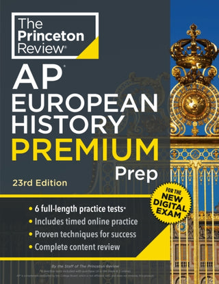 Cover image for 9780593517673 - Princeton Review AP European History Premium Prep