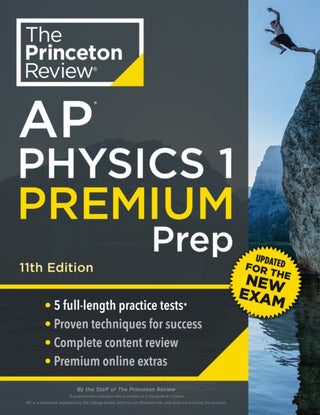 Cover image for 9780593517697 - Princeton Review AP Physics 1 Premium Prep