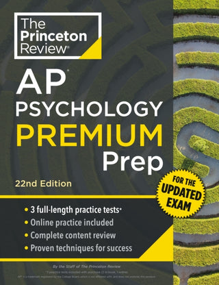 Cover image for 9780593517727 - Princeton Review AP Psychology Premium Prep