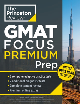 Cover image for 9780593517802 - Princeton Review GMAT Focus Premium Prep