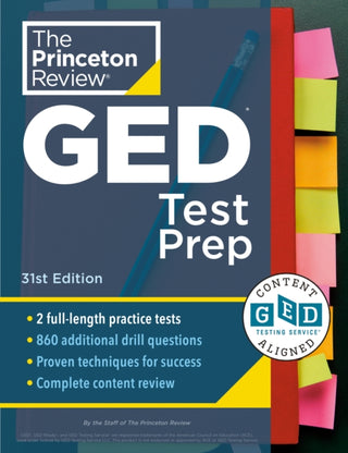 Cover image for 9780593517888 - Princeton Review GED Test Prep