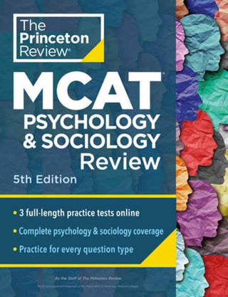 Cover image for 9780593518861 - Princeton Review MCAT Psychology and Sociology Review, 5th Edition