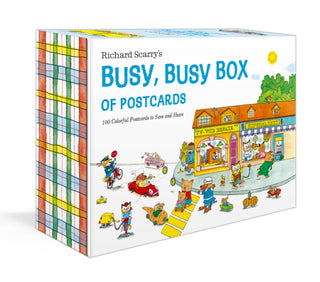 Cover image for 9780593580028 - Richard Scarry's Busy, Busy Box of Postcards