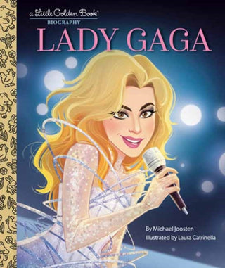 Cover image for 9780593647325 - Lady Gaga: A Little Golden Book Biography
