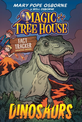 Cover image for 9780593705841 - Magic Tree House Fact Tracker Graphic Novel: Dinosaurs