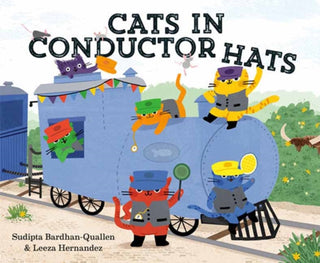 Cover image for 9780593706879 - Cats in Conductor Hats