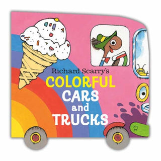 Cover image for 9780593708552 - Richard Scarry's Colorful Cars and Trucks