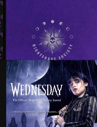 Cover image for 9780593796856 - Wednesday: The Official Nightshade Society Journal