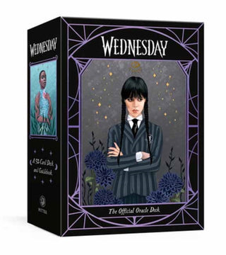 Cover image for 9780593796863 - Wednesday: The Official Oracle Deck: Oracle Cards
