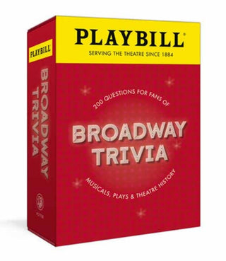 Cover image for 9780593797471 - Playbill Broadway Trivia
