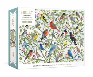 Cover image for 9780593800133 - Sibley Songbirds Jigsaw Puzzle