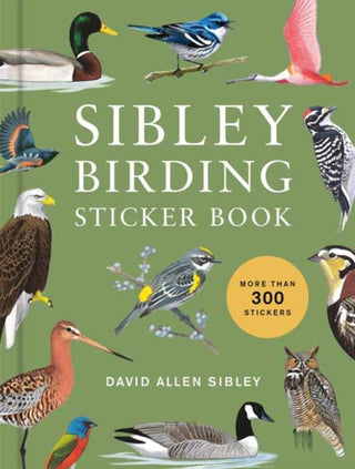 Cover image for 9780593800140 - Sibley Birding Sticker Book