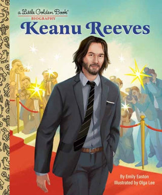 Cover image for 9780593807965 - Keanu Reeves: A Little Golden Book Biography
