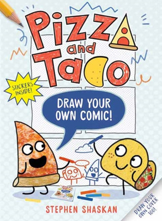 Cover image for 9780593814574 - Pizza and Taco: Draw Your Own Comic!