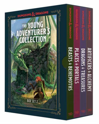 Cover image for 9780593836125 - The Young Adventurer's Collection Box Set 2 (Dungeons & Dragons 4-Book Boxed Set)