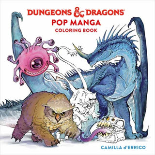 Cover image for 9780593839461 - Dungeons & Dragons Pop Manga Coloring Book