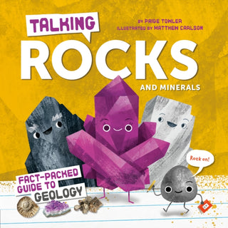 Cover image for 9780593890950 - Talking Rocks and Minerals: Fact-Packed Guide to Geology