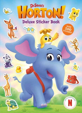 Cover image for 9780593905319 - Dr. Seuss's Horton! Deluxe Sticker Book