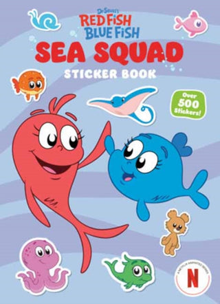 Cover image for 9780593905456 - Sea Squad Sticker Book (Dr. Seuss's Red Fish Blue Fish)