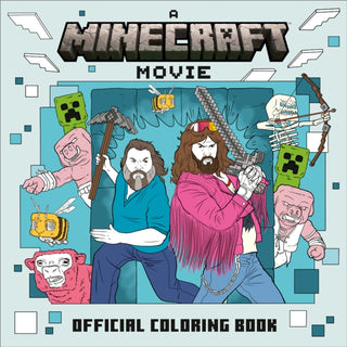 Cover image for 9780593972786 - A Minecraft Movie Official Coloring Book