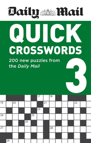 Supplemental image for 9780600636762 - Daily Mail Quick Crosswords Volume 3
