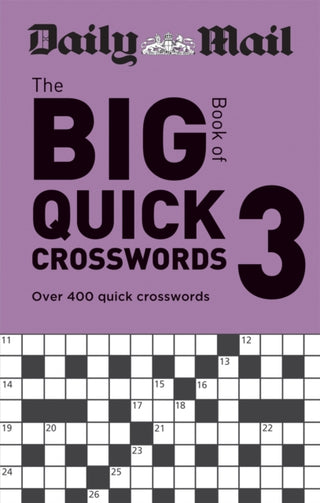 Supplemental image for 9780600636793 - Daily Mail Big Book of Quick Crosswords Volume 3
