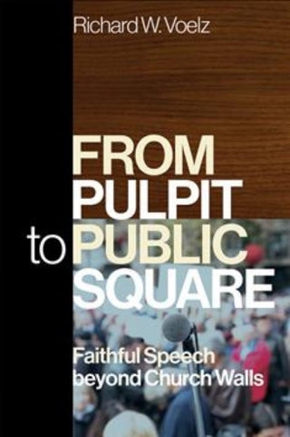 Cover image for 9780664268985 - From Pulpit to Public Square