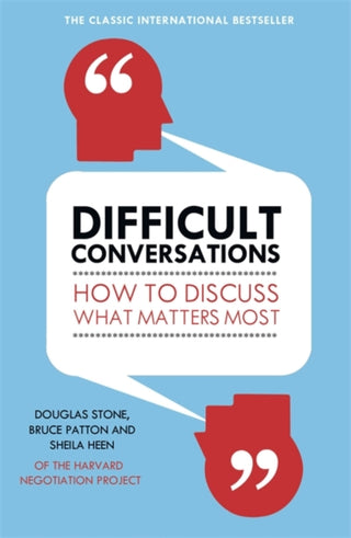 Cover image for 9780670921348 - Difficult Conversations