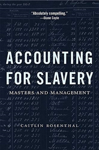 Supplemental image for 9780674241657 - Accounting for Slavery – Masters and Management