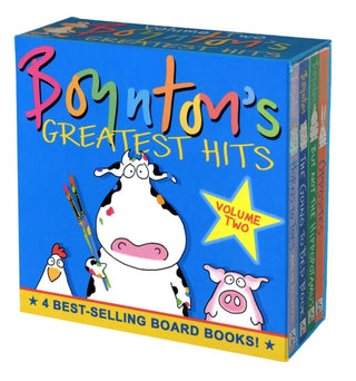 Cover image for 9780689826634 - Boynton's Greatest Hits The Big Yellow Box (Boxed Set)